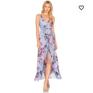 Yumi Kim Misty Bouquet Rush Hour Wrap Dress Sz L